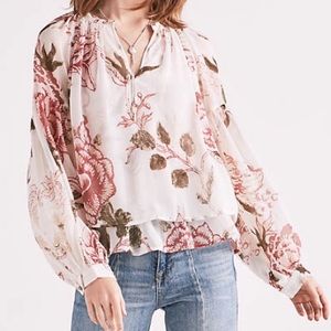 NWT Lucky Women’s Jenna Peasant Top